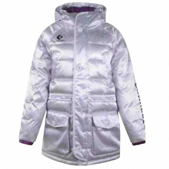 💖MEGA SALE💖 Iridescent Sideline Down Jacket Silver S 10006987-A01 XS - Picture 1 of 9